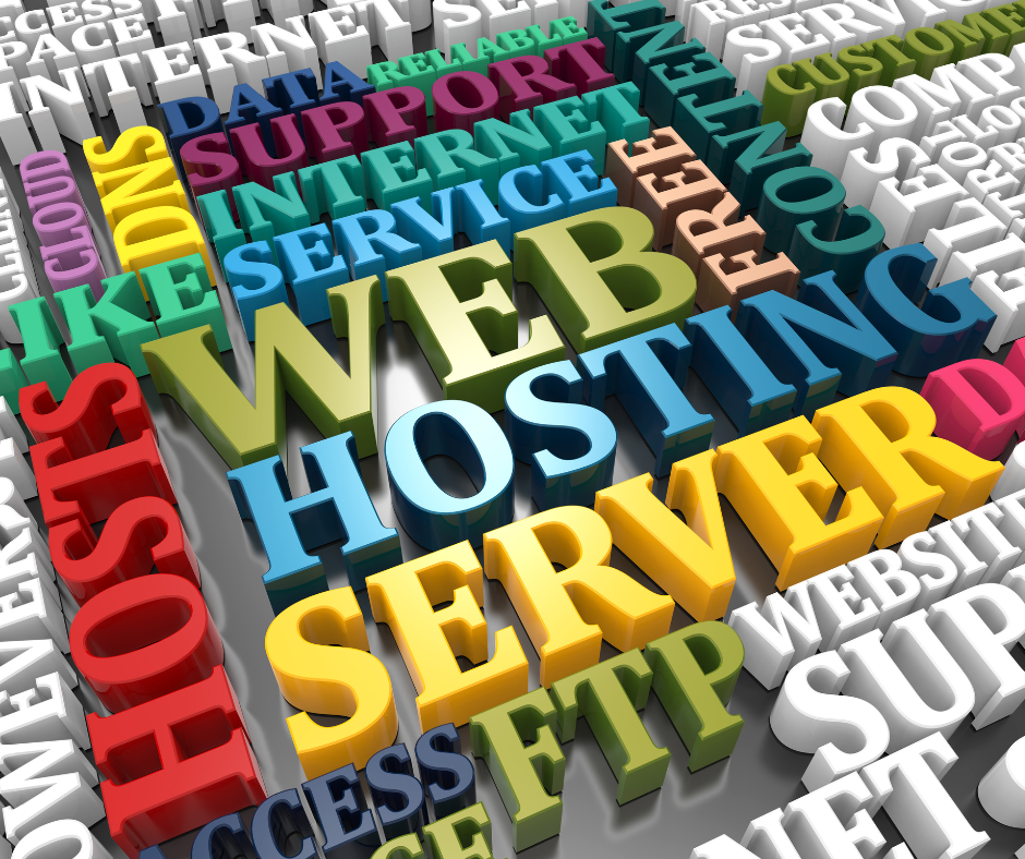 Word Map featuring web, hosting, server
